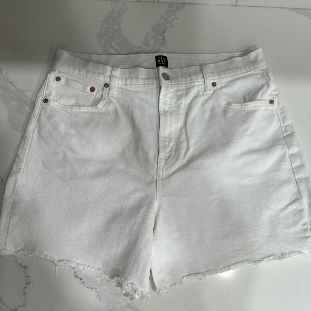 GAP Women's White Denim Shorts
